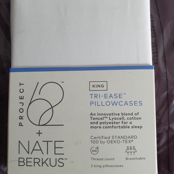 Project 62 White King Tri-Ease Pillowcases - Picture 2 of 6